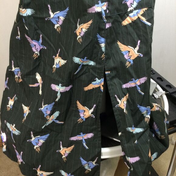 Free People Sunshine of Your Love Parrot Print Strapless Midi Dress Black Size 4 - Picture 5 of 11